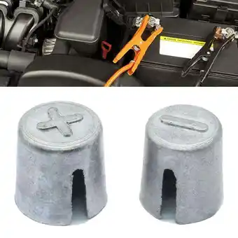 Walmart 1 Pair Car Battery Terminal Post Adaptors Positive Sleeves Shim Negative E8U8 offer