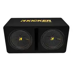 Walmart Kicker 50DCWC122 Dual 12 2-Ohm CompC Subwoofers in Vented Enclosure offer