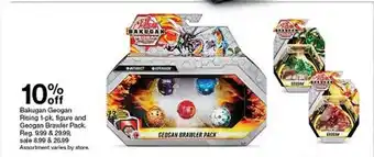 Target Bakugan Geogan Rising 1-pk. Figure And Geogan Brawler Pack offer