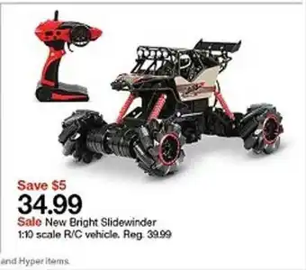 Target New Bright Slidewinder 1.10 Scale R-c Vehicle offer