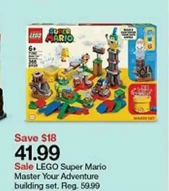 Target Lego Super Mario Master Your Adventure Building Set offer