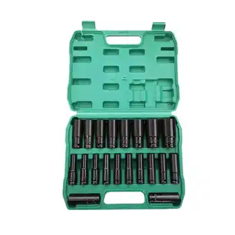 Walmart APLVFFZH 20 Pieces 1/2 inch Drive Impact Socket Set Easy Installation Hand Wrench Sockets offer