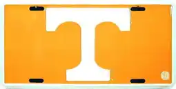 Walmart Tennessee T- r/o Orange (White T) embossed metal auto tag offer