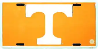 Walmart Tennessee T- r/o Orange (White T) embossed metal auto tag offer