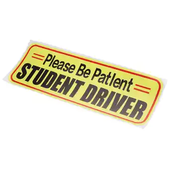 Walmart Car Student Driver Decals Reflective Stickers Vehicle Sign New Film Rubber Magnet offer