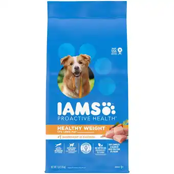 Walmart Iams Adult Healthy Weight Control Dry Dog Food With Real Chicken, 7 Lb Bag offer