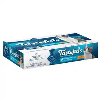 Walmart Blue Buffalo Tastefuls Kitten Chicken Entree Pate Wet Cat Food Multipack - 3oz/6ct (Pack of 8) offer