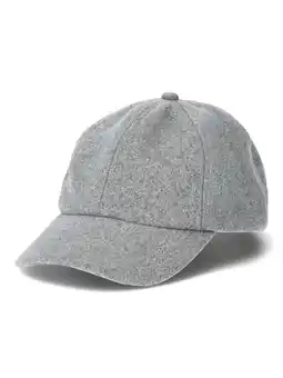 Walmart Time and Tru Women's Solid Grey Felt Baseball Hat offer