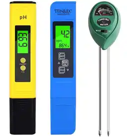 Walmart PH Meter, TDS PPM Meter, Soil PH Tester, PH/EC Digital Kit, 3 Pack offer