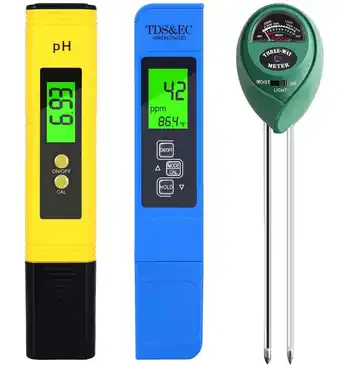 Walmart PH Meter, TDS PPM Meter, Soil PH Tester, PH/EC Digital Kit, 3 Pack offer