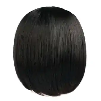 Walmart potrochi Deals Wigs Short Straight Synthetic Hair Full Wigs for Women Natural Looking Heat offer