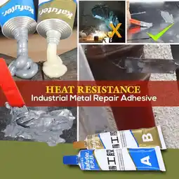 Walmart Lingouzi Industrial Heat Resistance Cold Weld Metal Repair Paste A&B Adhesive Gel offer