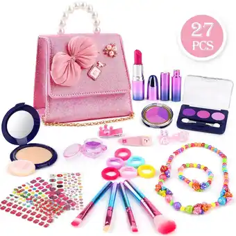 Walmart LWBDD Pretend Makeup Kit Toys for Girls, Play Makeup Set for Kids 3-5, Gift for Birthday Christmas offer