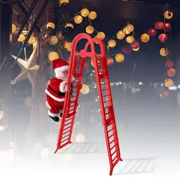 Walmart Lenkho Electric Climbing Ladder Santa Claus Christmas Climbing Santa Plush Doll Toy offer