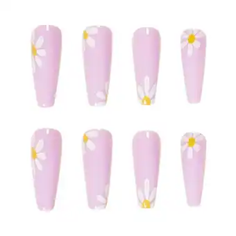 Walmart yelldesk Deals Fake Nails Extra Long Press On Nails False Nails Colorful False Nail 24 Pcs offer