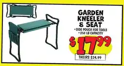 Ollie's GARDEN KNEELER & SEAT offer