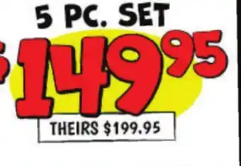 Ollie's 5 PC. SET offer