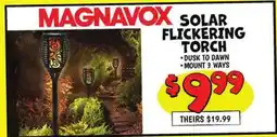 Ollie's SOLAR FLICKERING TORCH offer