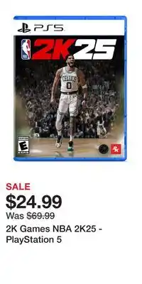 Game Stop 2K Games NBA 2K25 - PlayStation 5 offer