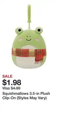 Game Stop Squishmallows 3.5-in Plush Clip-On (Styles May Vary) offer