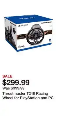 Game Stop Thrustmaster T248 Racing Wheel for PlayStation and PC offer