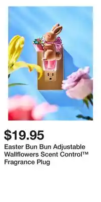 Bath & Body Works Easter Bun Bun Adjustable Wallflowers Scent Control Fragrance Plug offer