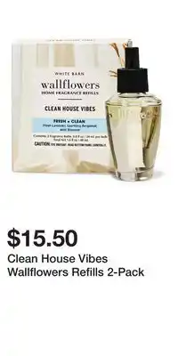 Bath & Body Works Clean House Vibes Wallflowers Refills 2-Pack offer