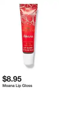 Bath & Body Works Moana Lip Gloss offer