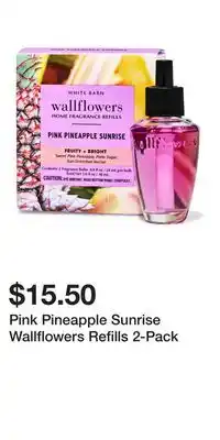 Bath & Body Works Pink Pineapple Sunrise Wallflowers Refills 2-Pack offer