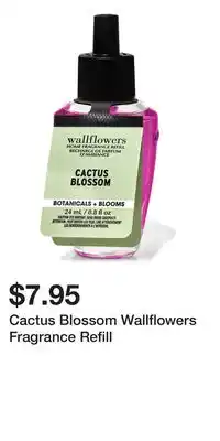 Bath & Body Works Cactus Blossom Wallflowers Fragrance Refill offer