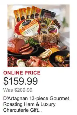 Costco D'Artagnan 13-piece Gourmet Roasting Ham & Luxury Charcuterie Gift Box, 12.5 lbs offer