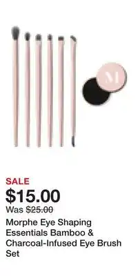 Ulta Beauty Morphe Eye Shaping Essentials Bamboo & Charcoal-Infused Eye Brush Set offer