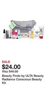 Ulta Beauty Beauty Finds by ULTA Beauty Radiance Conscious Beauty Kit offer