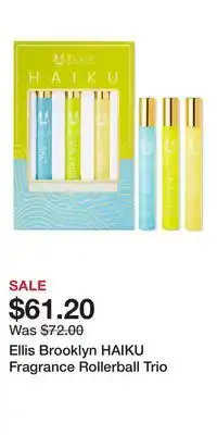 Ulta Beauty Ellis Brooklyn HAIKU Fragrance Rollerball Trio offer