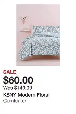 Belk KSNY Modern Floral Comforter offer