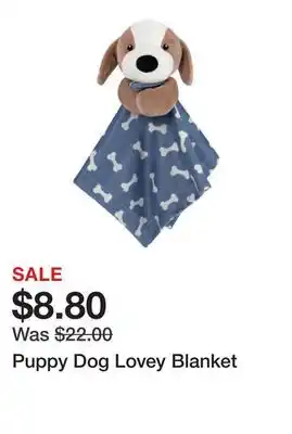 Belk Puppy Dog Lovey Blanket offer