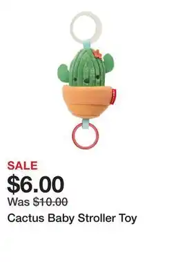 Belk Cactus Baby Stroller Toy offer