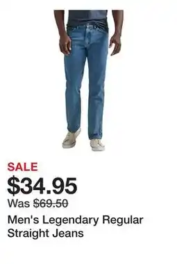 Belk Men's Legendary Regular Straight Jeans offer