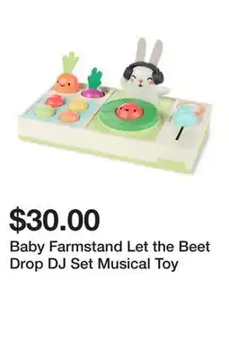 Belk Baby Farmstand Let the Beet Drop DJ Set Musical Toy offer