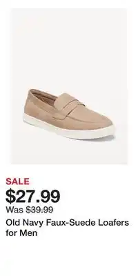 Old Navy Old Navy Faux-Suede Loafers for Men offer