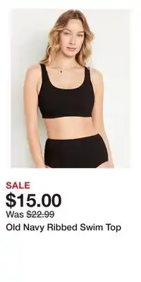 Old Navy Old Navy Ribbed Swim Top offer