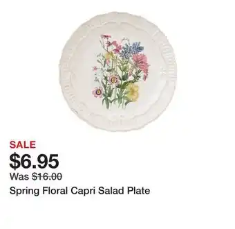 Belk Spring Floral Capri Salad Plate offer