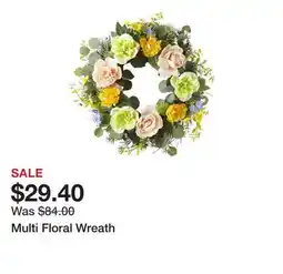 Belk Multi Floral Wreath offer