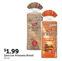 Fareway Sara Lee Artesano Bread offer