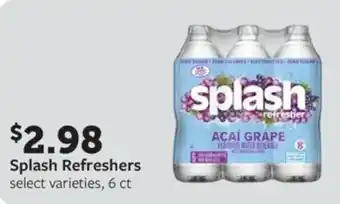 Fareway Splash Refreshers offer