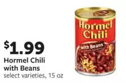 Fareway Hormel Chili with Beans offer