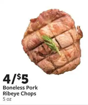 Fareway Boneless Pork Ribeye Chops offer