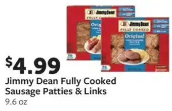 Fareway Jimmy Dean Fully Cooked Sausage Patties & Links offer