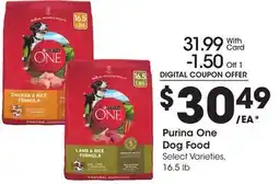 Ralphs Purina One Dog Food offer