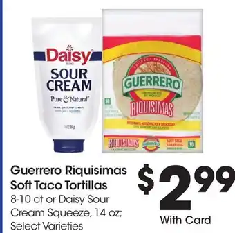 Ralphs Guerrero Riquisimas Soft Taco Tortillas offer